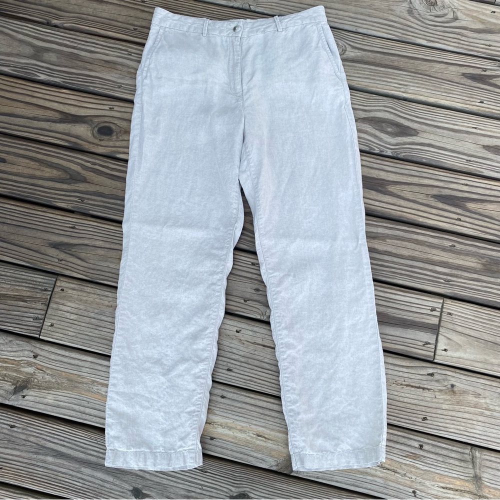 L.L. Bean Classic Fit 100% Linen Pants